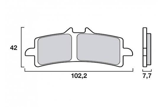 Plaquettes de frein CL Brakes XKBK5 - Réf. 1185XBK5