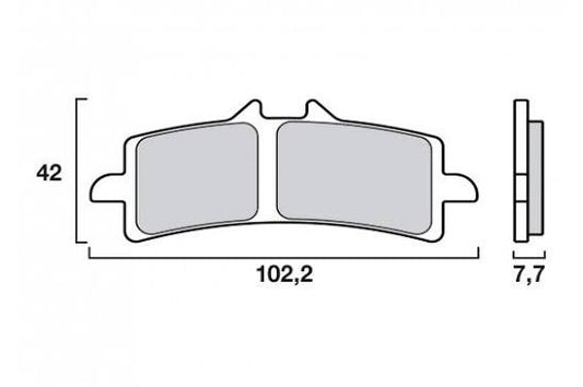 Plaquettes de frein CL Brakes XKBK5 - Réf. 1185XBK5
